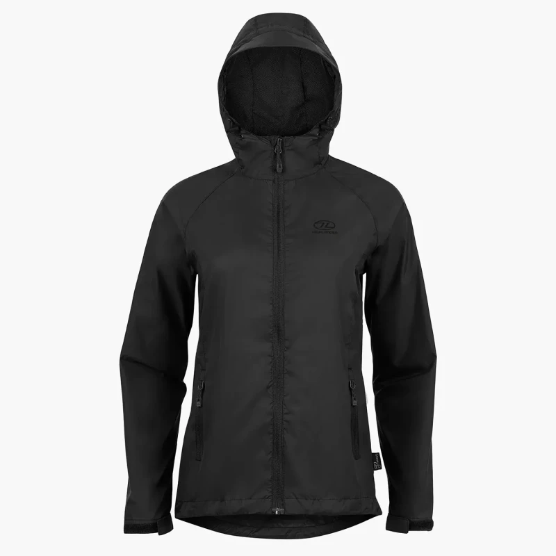 Image of Womens waterproof jacket Highlander Stow & Go Noir Female M