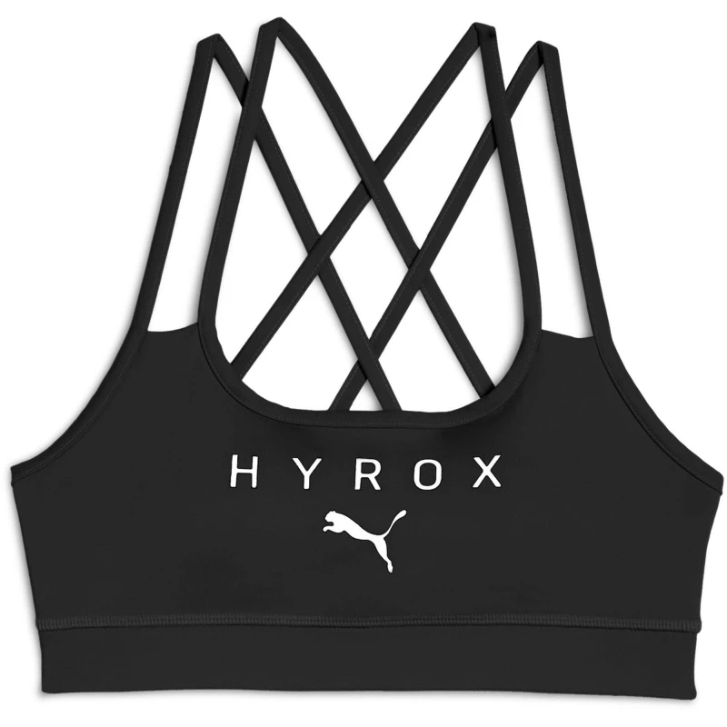 Image of Puma x Hyrox Move Black Womens Bra, Size S