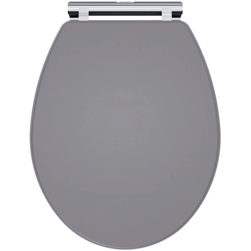 Image of Classique Soft Close Wooden Toilet Seat Grey