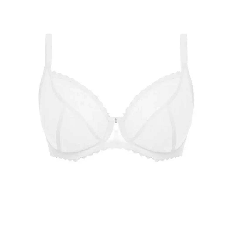 Image of Freya Womens underwired plunge bra Freya Signature Blanc Female 95G