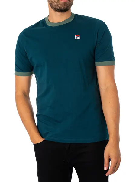 Image of Fila Marconi T-Shirt Reflecting Pond/Dark Forest M