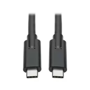 Image of Tripp Lite U420-006-5A USB-C Cable (M/M) - USB 3.1 Gen 1 (5 Gbps) 5A Rating Thunderbolt 3 Compatible 6 ft. (1.83 m)