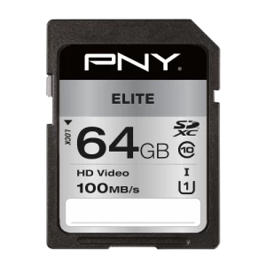 Image of PNY High Elite 64GB SDXC Memory Card