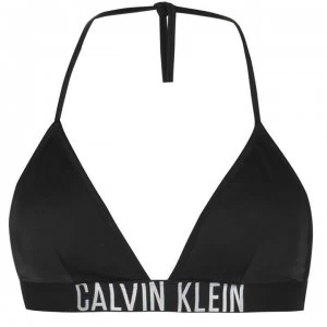 Image of Calvin Klein Intense Power Triangle Bikini Top - Black BEH
