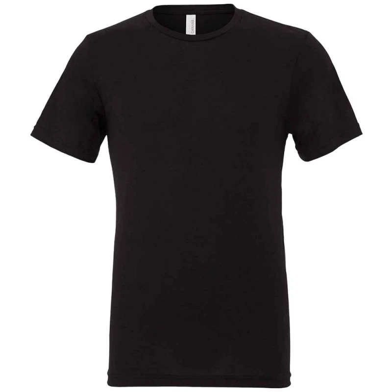 Image of Bella + Canvas Mens Tri-Blend T-Shirt in Black Size: XS Black Male XS