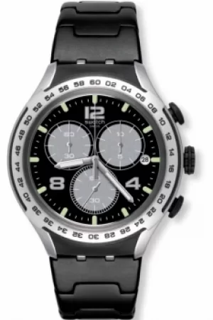 Image of Unisex Swatch Night Attack Chronograph Watch YYS4026AG