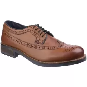 Image of Cotswold Mens Poplar Lightweight Wing-Tip Brogue Oxford Dress Shoes UK Size 8 (EU 42, US 9)