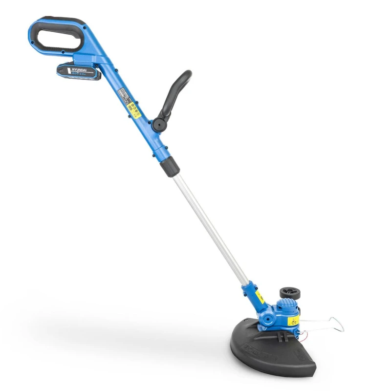 Image of Hyundai 20V Cordless Grass Trimmer 30cm Cut, 2.0Ah Battery, Charger - Lightweight & Powerful