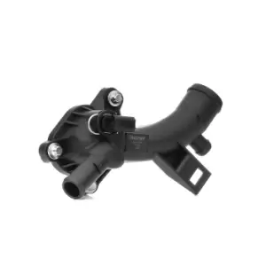 Image of METZGER Coolant Flange 4010010 OPEL,Corsa D Schragheck (S07),Astra J Sports Tourer (P10),ASTRA J,Corsa E Schragheck (X15),Meriva B (S10),Adam (M13)