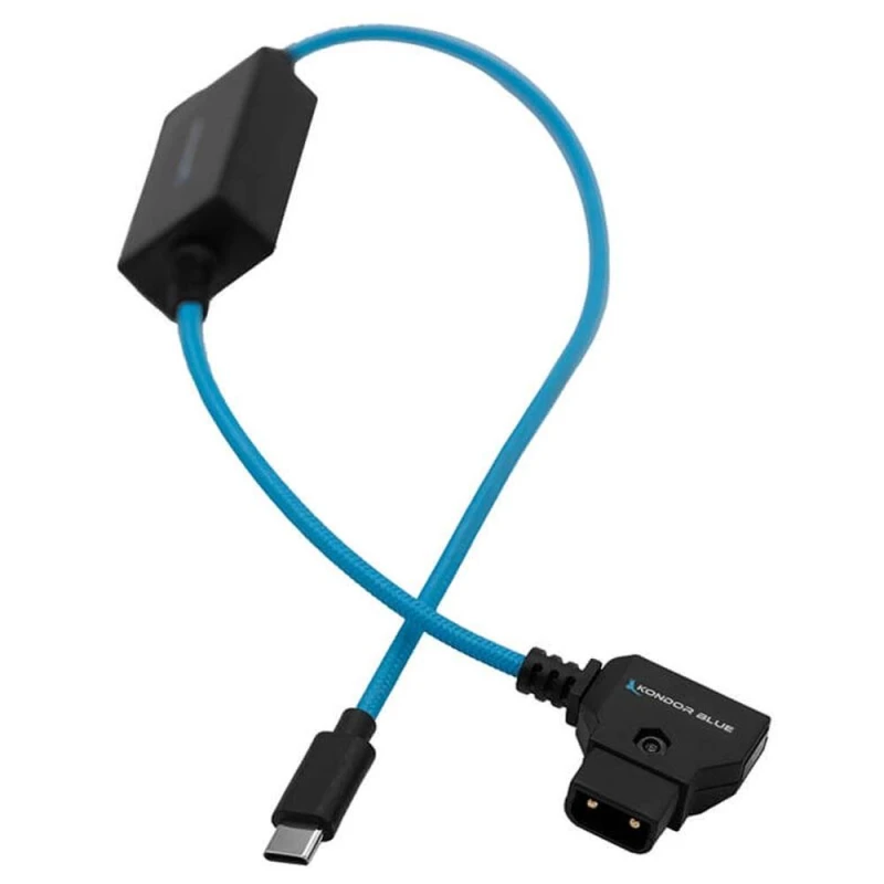 Image of Kondor Blue 16-Inch D-Tap to USB-C Power Delivery Cable for R5C/FX3