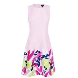 Image of DKNY Fit Flare Dress - BLUSH MULTI