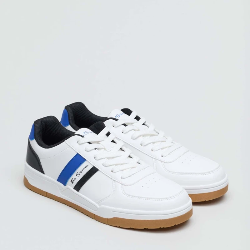 Image of Ben Sherman Curve Trainers White male UK 7