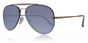 Image of Ray-Ban Blaze Sunglasses Cooper Blue 90531U 58mm
