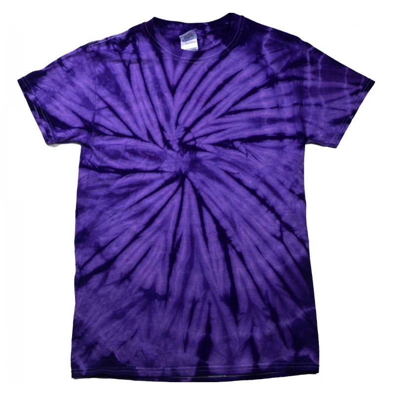Image of Colortone Tonal Spider Short Sleeve T-Shirt in Purple Size: XS Purple Unisex XS