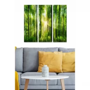 Image of MDF276530603 Multicolor Decorative MDF Painting (3 Pieces)