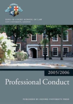 Image of Professional Conduct 2005/6 by Kate Stead and Inns of Court School of Law Paperback