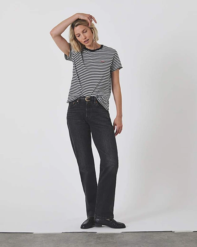 Image of Levis Levis 501 Curve - 32 Leg" Washed Black - Levis - Size: 31/32 / UK 16 Washed Black Female 31/32 / UK 16 ZD38511