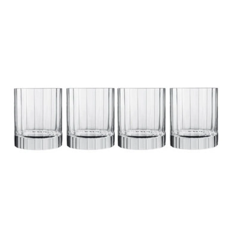 Image of Luigi Bormioli 4 Piece Whisky Glass Set, Whyskey Glasses, 335ml - Perfect Gift Set Clear
