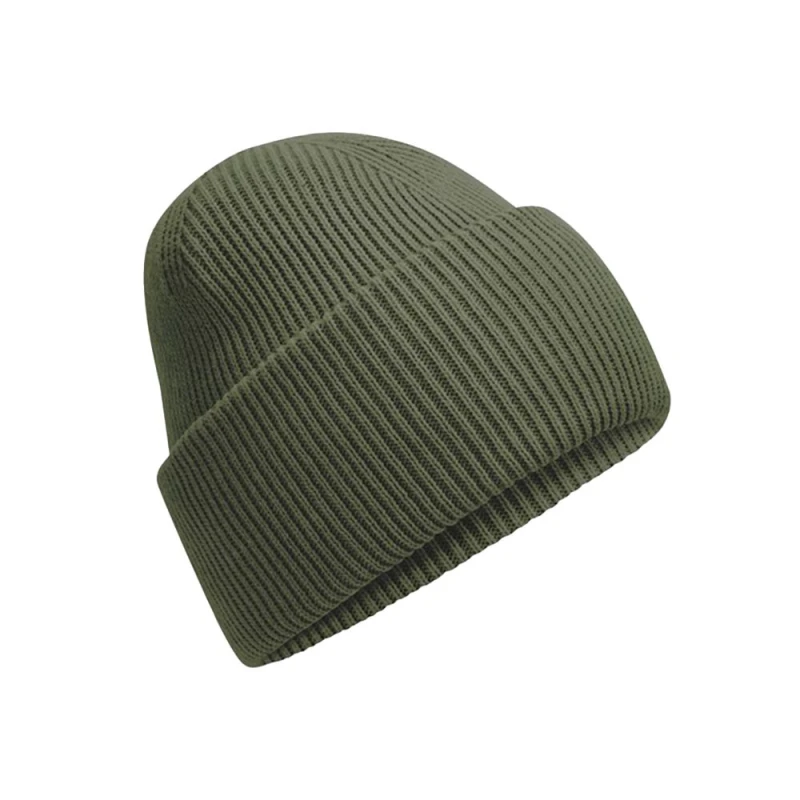 Image of Beechfield Beechfield Men Classic Deep Cuffed Beanie in Olive Olive One Size Male 5063425806683