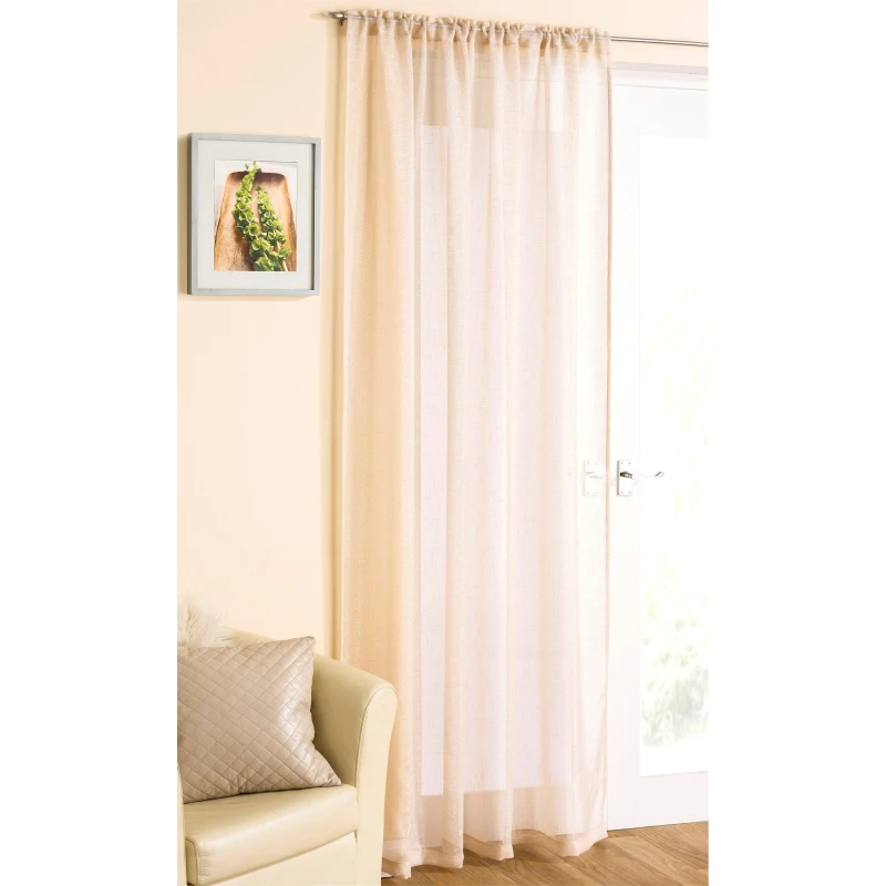 Image of Tyrone Textiles Casablanca Sheer Panel Cream unisex 138x183cm