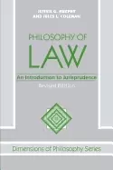 Image of philosophy of law an introduction to jurisprudence