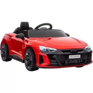 Image of HOMCOM Audi RS e-tron GT Licensed 12V Kids Electric Ride on W/ Remote, Red - Red