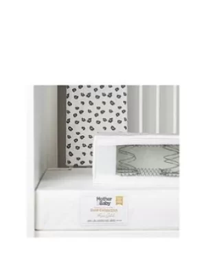 Image of Mother&Baby Mother&Baby Rose Gold Anti-Allergy Sprung Cot Bed Mattress, White