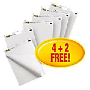 Image of Post-it Meeting Chart 559 White 63.5 x 77.5cm 6 Pieces of 30 Sheets