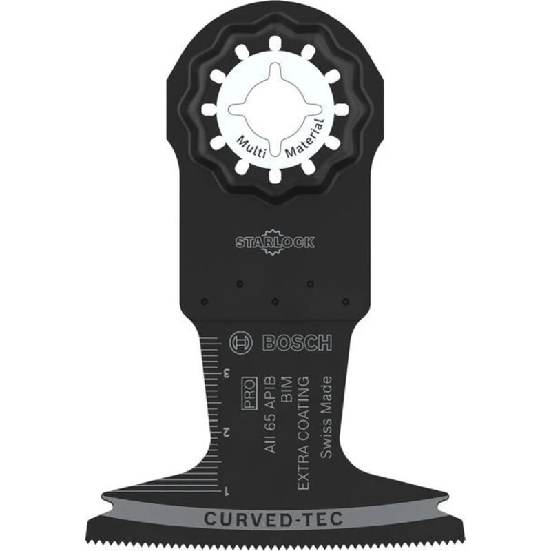Image of Bosch PRO AII APIB Starlock Oscillating Multi Tool Plunge Blade 2608669080 Width: 65mm