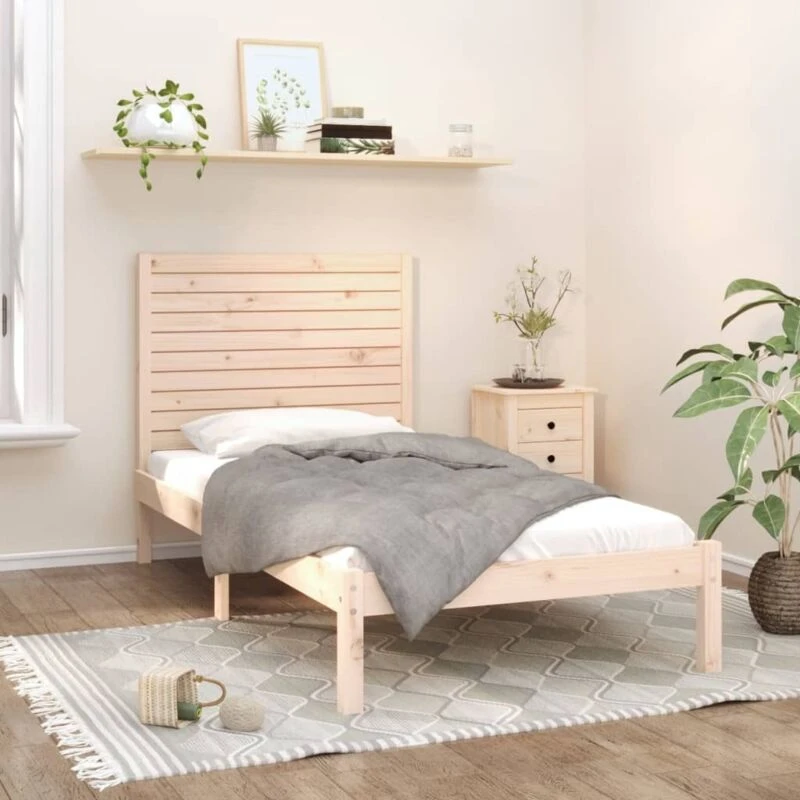 Image of VIDAXL Bed Frame without Mattress 90x200cm Solid Wood vidaXL 8720287033431