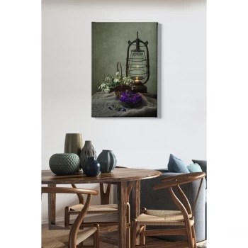 Image of Kanvas Tablo (50 x 70) - 201 Multicolor Decorative Canvas Painting