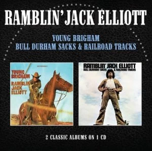 Image of Young Brigham/Bull Durham Sacks & Railroad Tracks by Ramblin' Jack Elliott CD Album