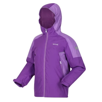 Image of Regatta Hurdle IV Waterproof Jacket - PurSap/Hyaci