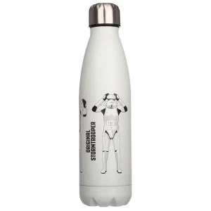 Image of The Original Stormtrooper Reusable Stainless Steel Hot & Cold Thermal Insulated Drinks Bottle 500ml - White