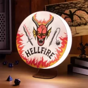 Image of Stranger Things Hellfire Club Logo Desk Lamp