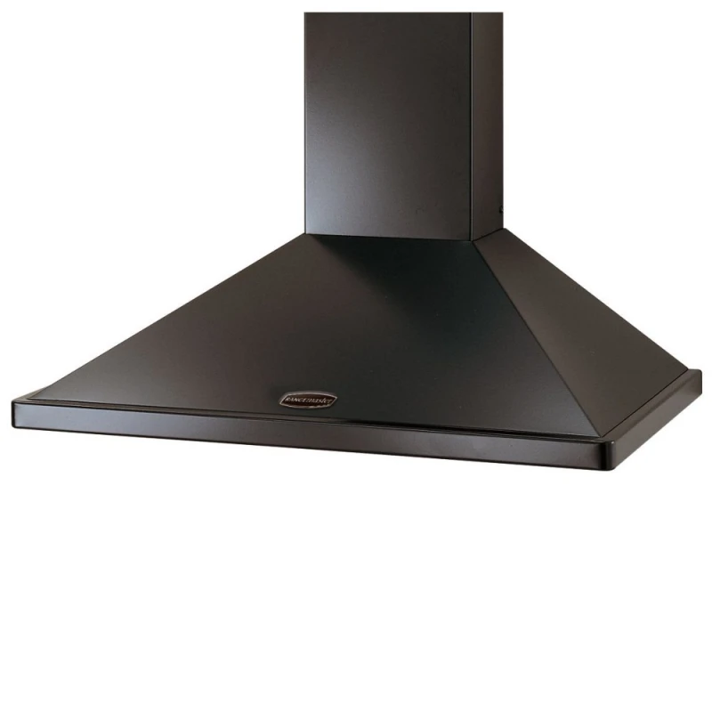 Image of Rangemaster LEIHDC100BC 100cm Chimney Cooker Hood - Black LEIHDC100BC/ Black