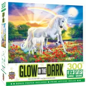 Image of Masterpieces Puzzle Glow in the Dark Bedtime Stories Ez Grip Puzzle 300 piece jigsaw puzzle