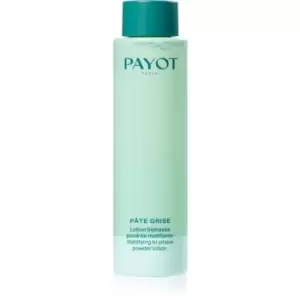 Image of Payot Pate Grise Mattifying Bi-Phase Powder Lotion cleansing facial water for oily and combination skin 200ml