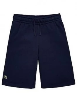 Image of Lacoste Sports Boys Classic Jersey Shorts - Navy