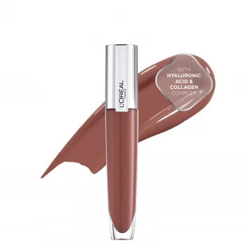 Image of LOreal Paris Brilliant Signature Plumping Lip Gloss 7ml (Various Shades) - 414 Escalate