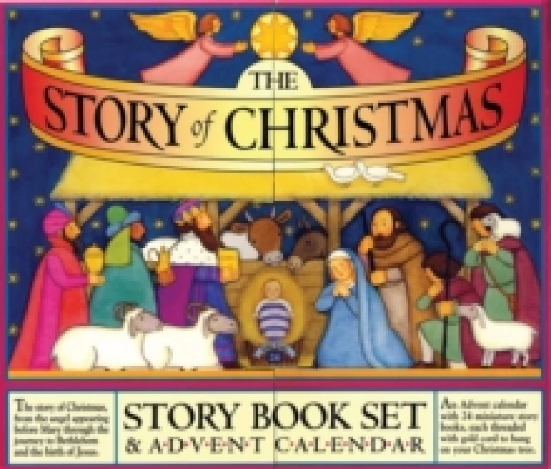 Image of story of christmas story book set and advent calendar 9780761152507
