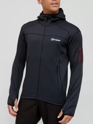 Image of Berghaus Berghaus Pravitale Mtn 2.0 Hooded Jacket, Grey/Black, Size S, Men