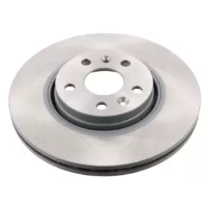 Image of Single of Brake Discs 43939 by Febi Bilstein Front Axle