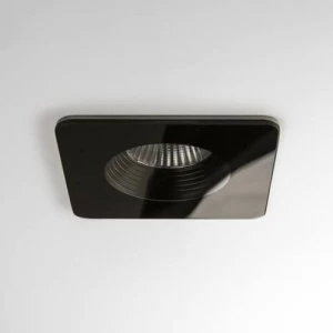 Image of LED 1 Light Square Recessed Downlight Black IP65