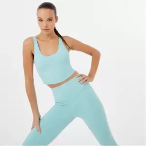 Image of USA Pro Long Line Sports Bra - Green