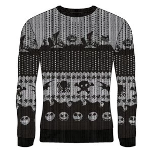 Image of Nightmare Before Christmas - Symbols Unisex Christmas Jumper X-Large