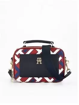 Image of Tommy Hilfiger Iconic Tommy Trunk Monogram - Navy/red, Navy/Red, Women