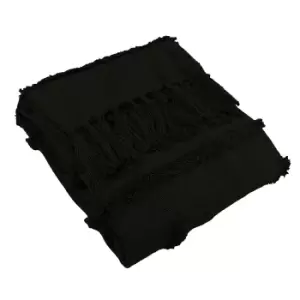 Image of Jakarta Tufted Throw Black
