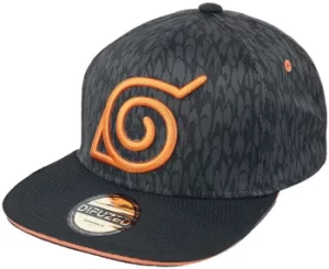 Image of Naruto Shippuden Badge Cap black