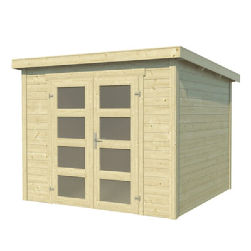 Image of Lasita Maja Lasita Osland Zambezi 5 Storage Shed - 3M X 2.5M - Log Cabin Style Shed